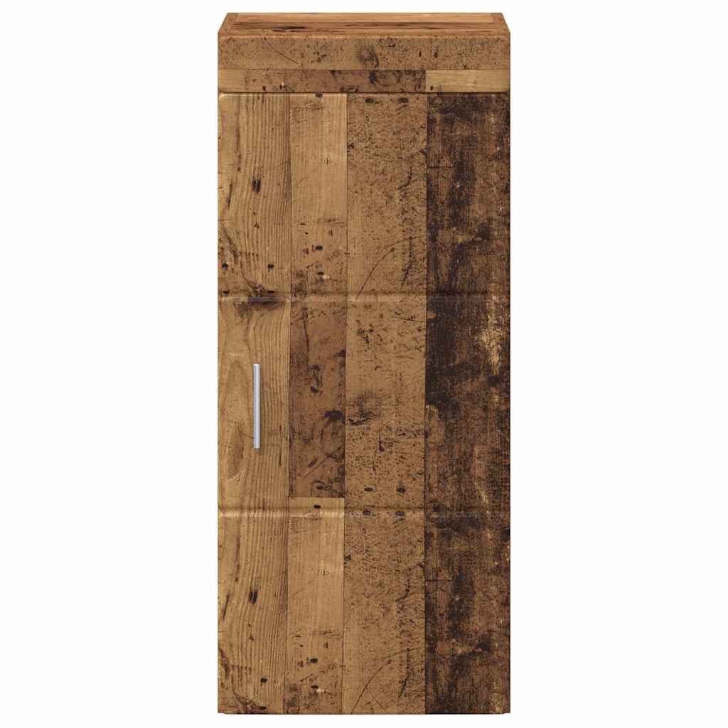 Badkamer wandkast TULUM Oudhout 37 x 24,5 x 86 cm Bewerkt hout is nu te koop bij PeponiXL, paradijselijk wonen!