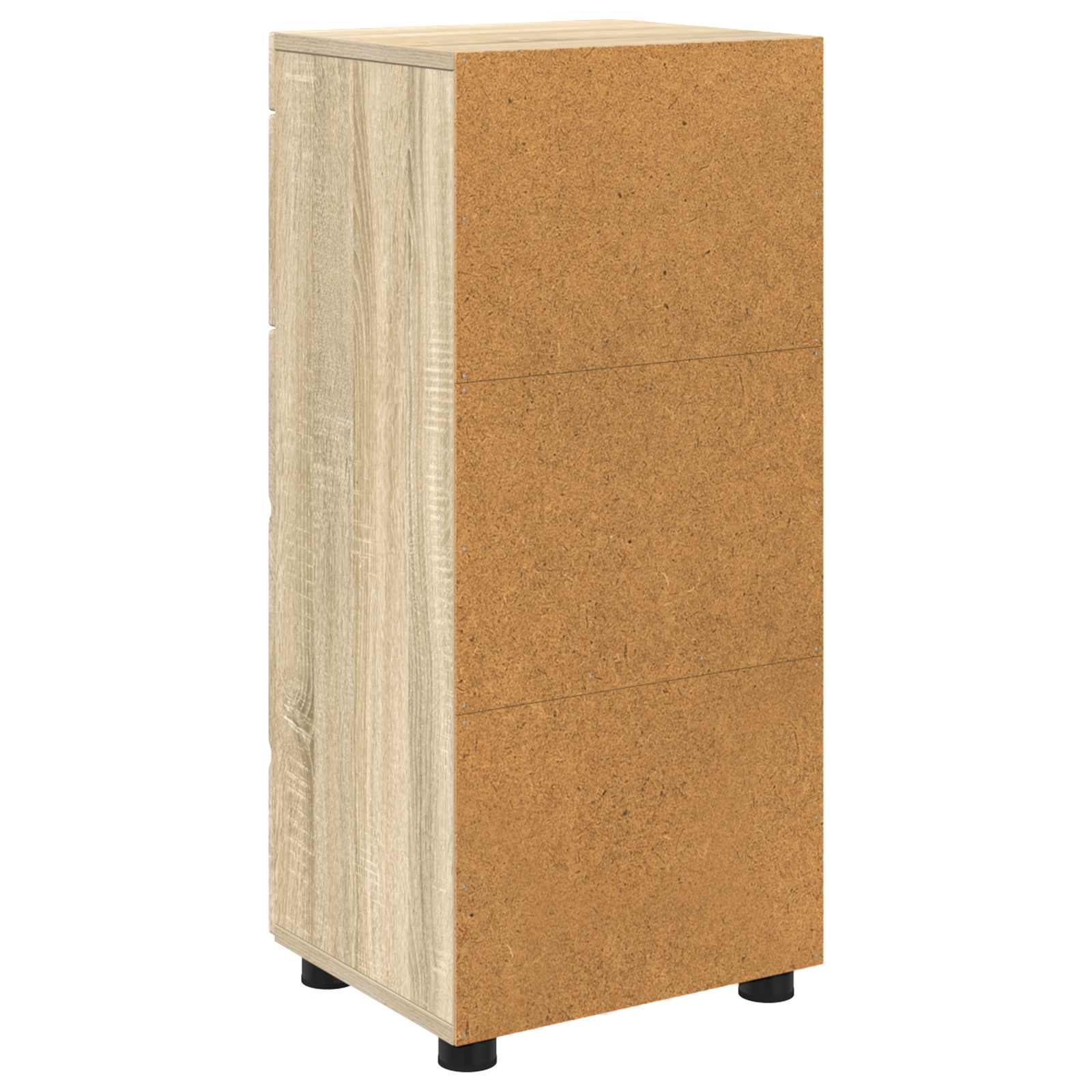 Badkamerkastenset met lade TULUM Sonoma Eiken 37 x 31,5 x 82 cm is nu te koop bij PeponiXL, paradijselijk wonen!