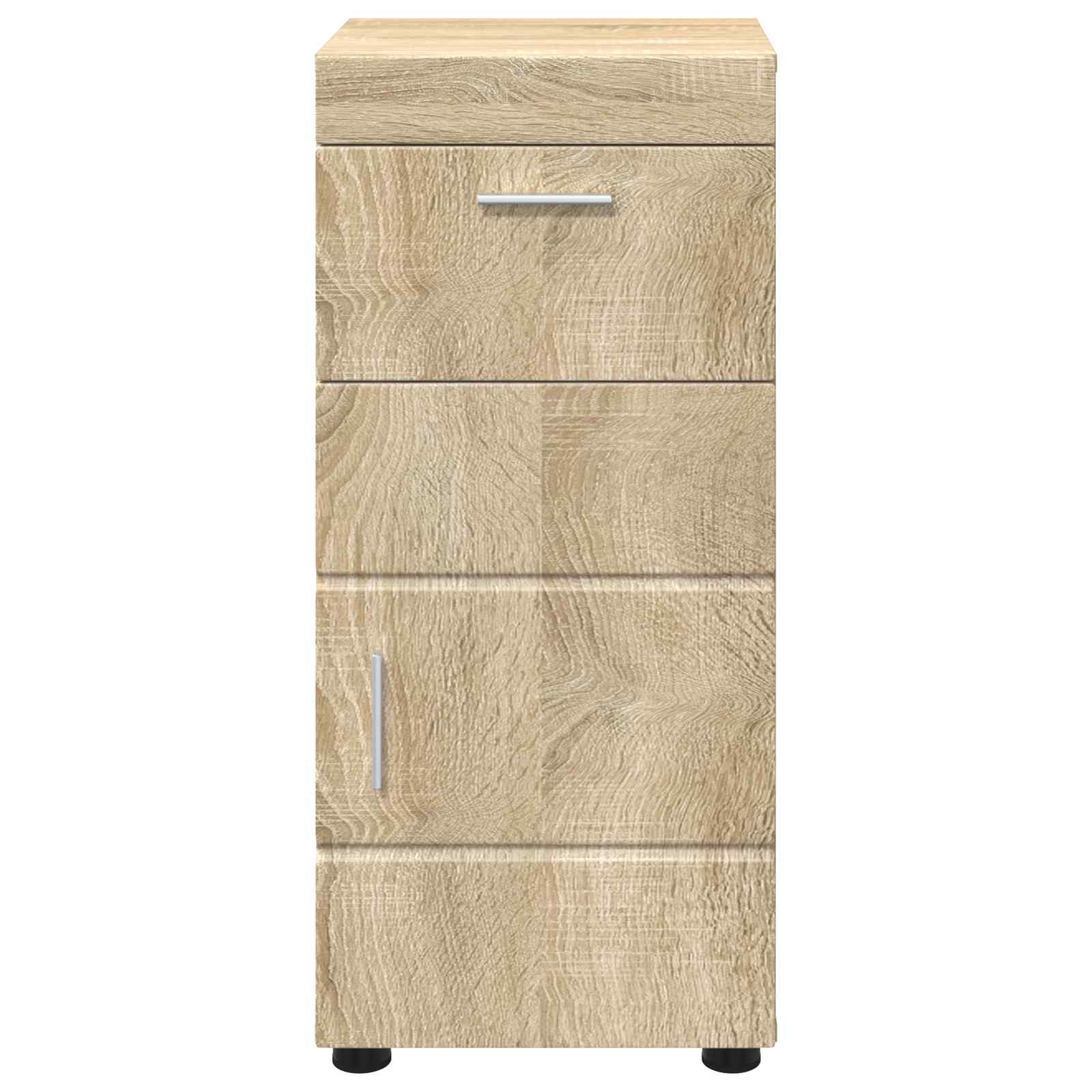 Badkamerkastenset met lade TULUM Sonoma Eiken 37 x 31,5 x 82 cm is nu te koop bij PeponiXL, paradijselijk wonen!
