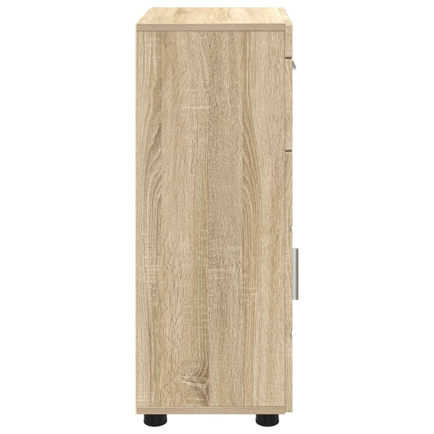Badkamerkastenset met lade TULUM Sonoma Eiken 37 x 31,5 x 82 cm is nu te koop bij PeponiXL, paradijselijk wonen!
