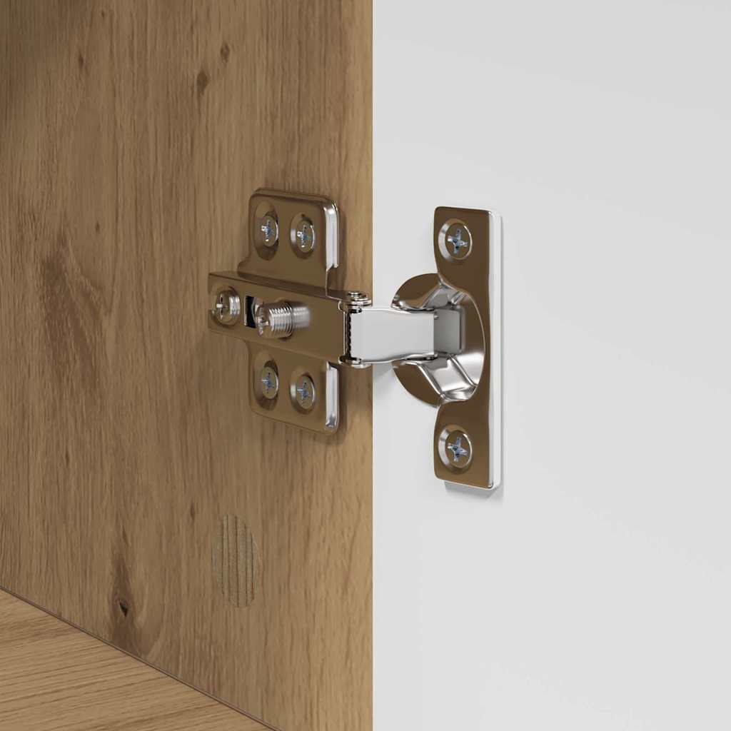 Badkamerkastenset TULUM Artisan Eiken 37 x 31,5 x 82 cm is nu te koop bij PeponiXL, paradijselijk wonen!