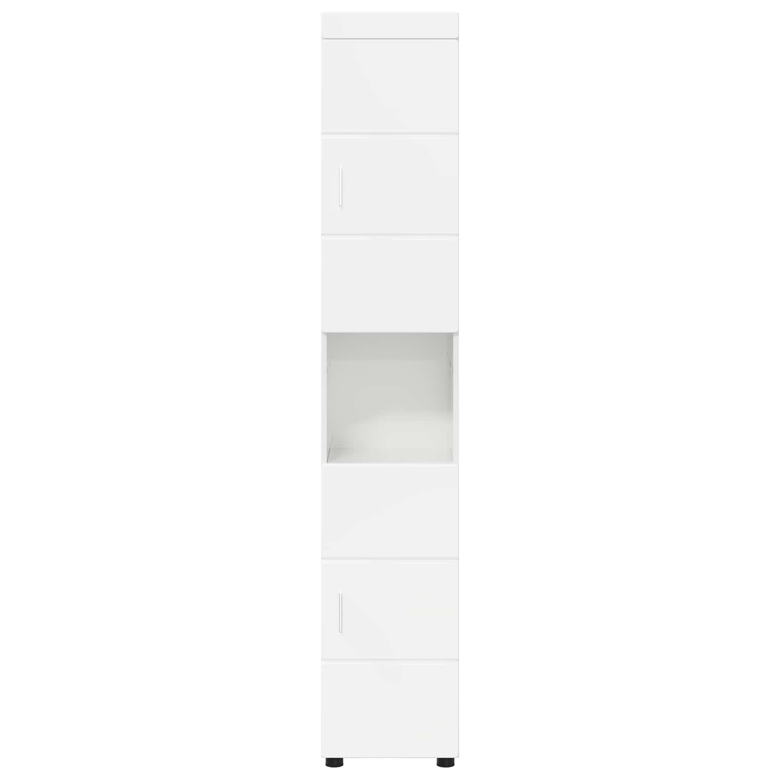 Badkamerkastenset TULUM Hoogglans wit 37 x 31,5 x 203 cm is nu te koop bij PeponiXL, paradijselijk wonen!
