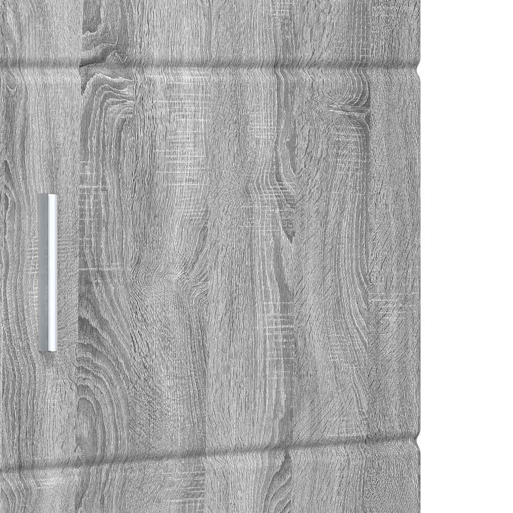 Badkamerkastenset TULUM Grijs Sonoma 37 x 31,5 x 203 cm is nu te koop bij PeponiXL, paradijselijk wonen!