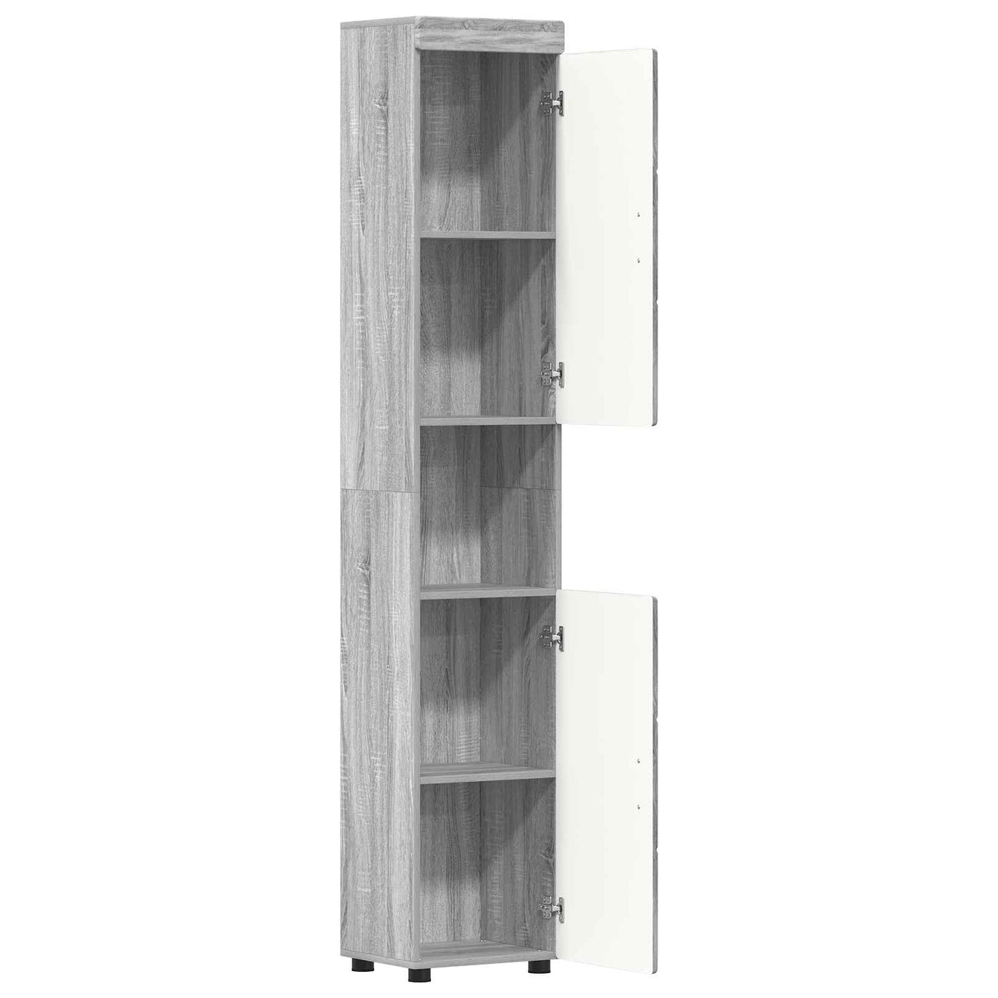 Badkamerkastenset TULUM Grijs Sonoma 37 x 31,5 x 203 cm is nu te koop bij PeponiXL, paradijselijk wonen!