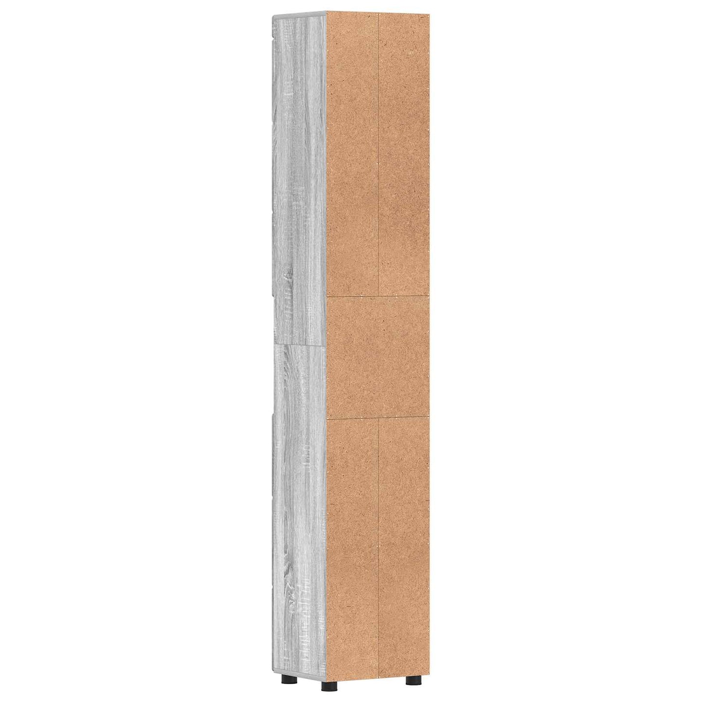 Badkamerkastenset TULUM Grijs Sonoma 37 x 31,5 x 203 cm is nu te koop bij PeponiXL, paradijselijk wonen!