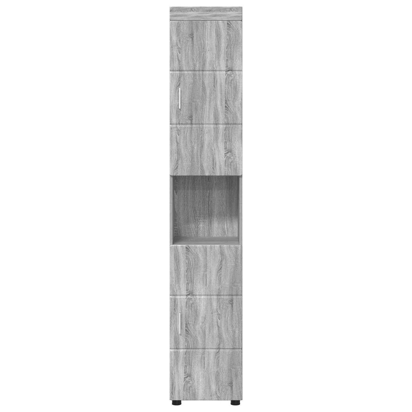 Badkamerkastenset TULUM Grijs Sonoma 37 x 31,5 x 203 cm is nu te koop bij PeponiXL, paradijselijk wonen!