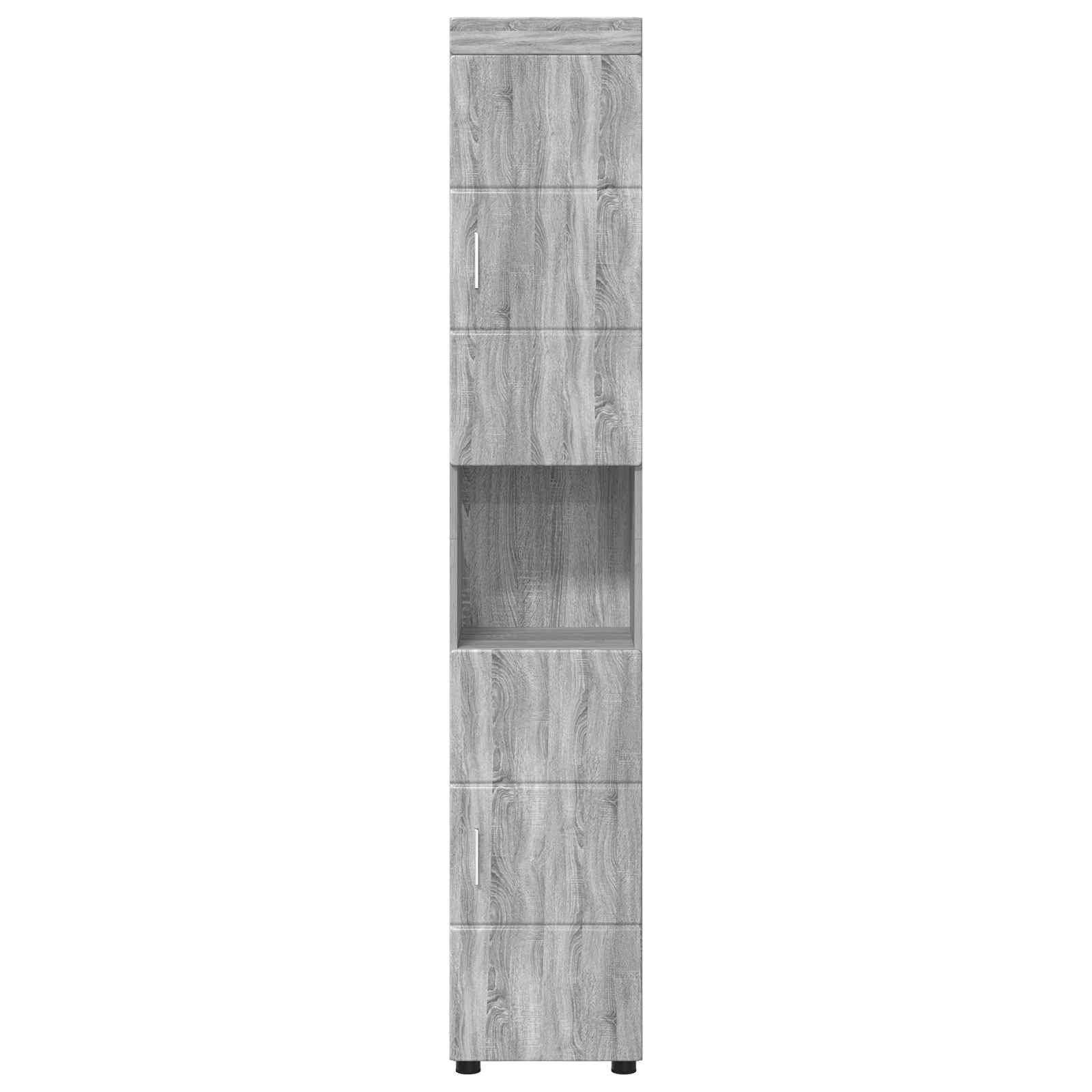 Badkamerkastenset TULUM Grijs Sonoma 37 x 31,5 x 203 cm is nu te koop bij PeponiXL, paradijselijk wonen!