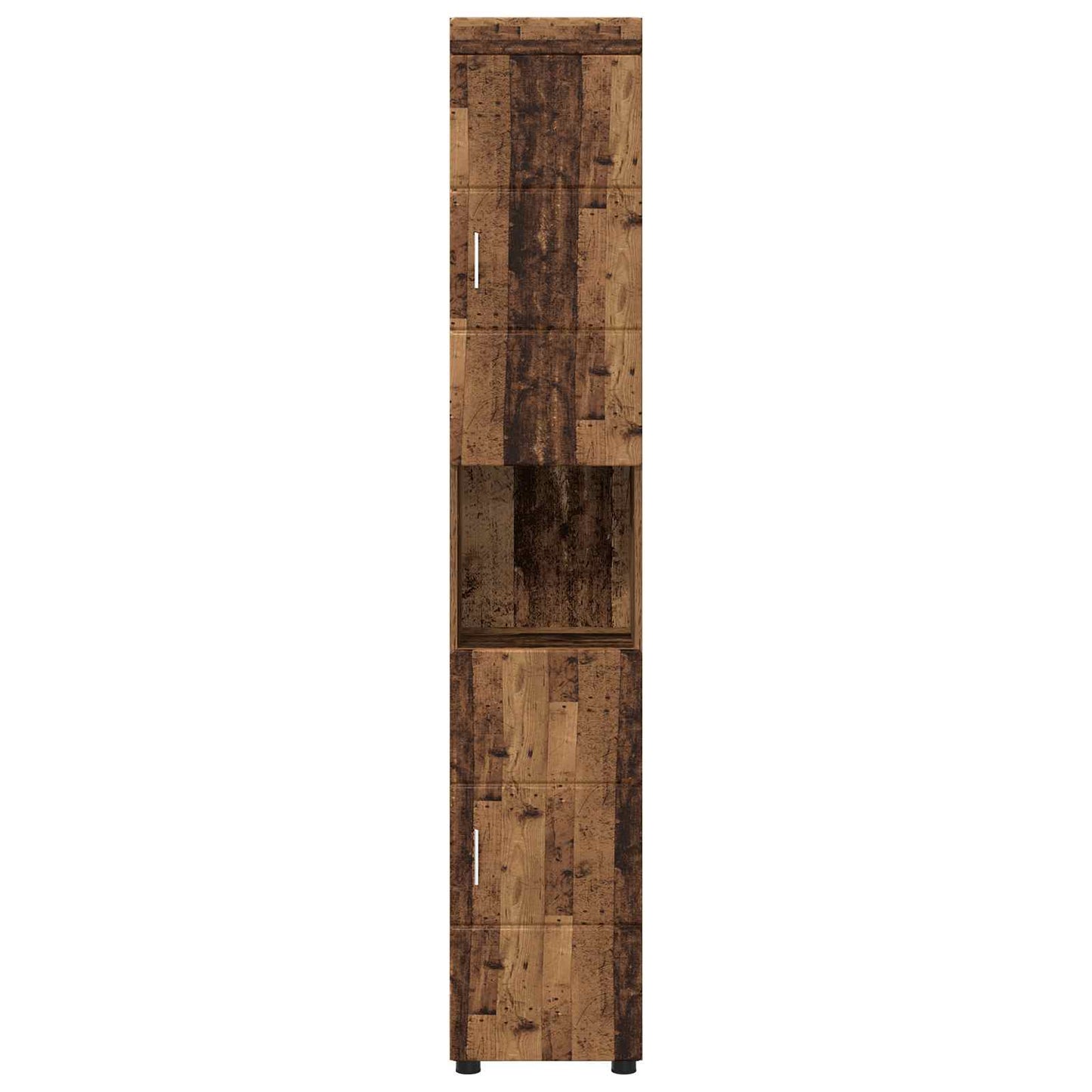 Badkamerkastenset TULUM Oudhout 37 x 31,5 x 203 cm Bewerkt hout is nu te koop bij PeponiXL, paradijselijk wonen!