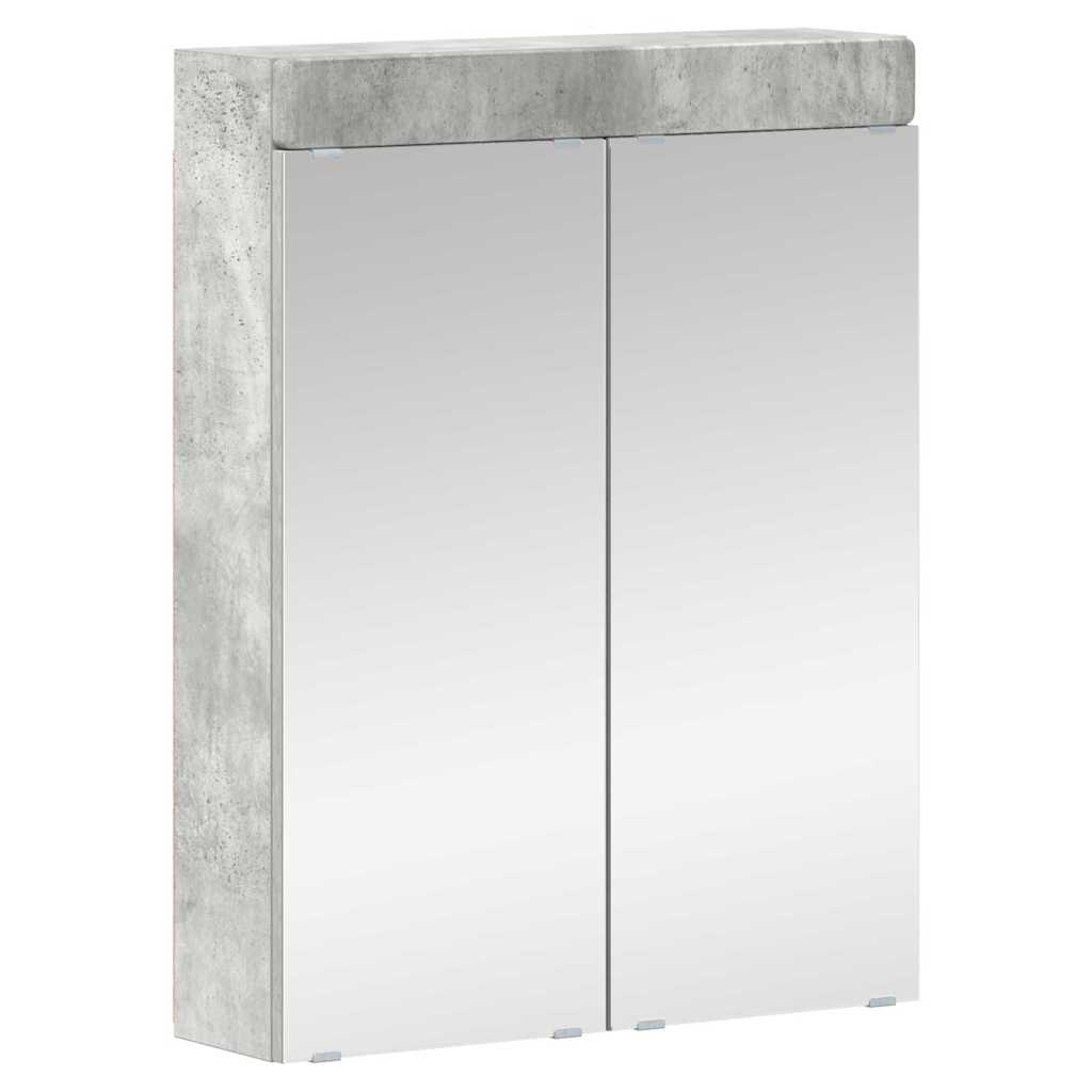 Badkamer spiegelkast TULUM Beton Grijs 60 x 16,5 x 78 cm is nu te koop bij PeponiXL, paradijselijk wonen!