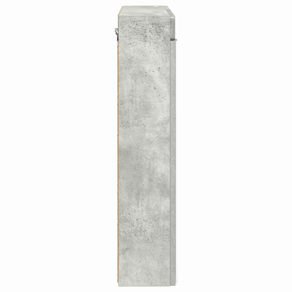 Badkamer spiegelkast TULUM Beton Grijs 60 x 16,5 x 78 cm is nu te koop bij PeponiXL, paradijselijk wonen!