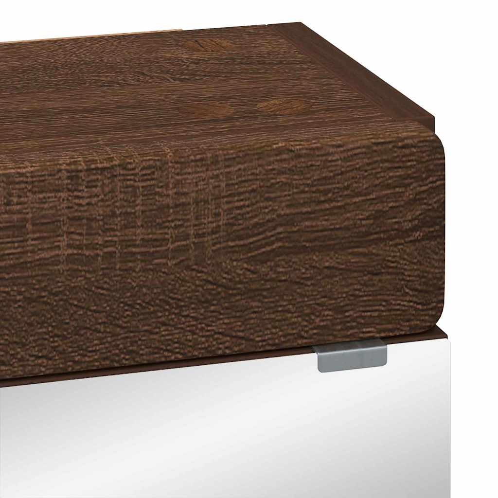 Badkamer spiegelkast TULUM Bruin Eiken 60 x 16,5 x 78 cm is nu te koop bij PeponiXL, paradijselijk wonen!