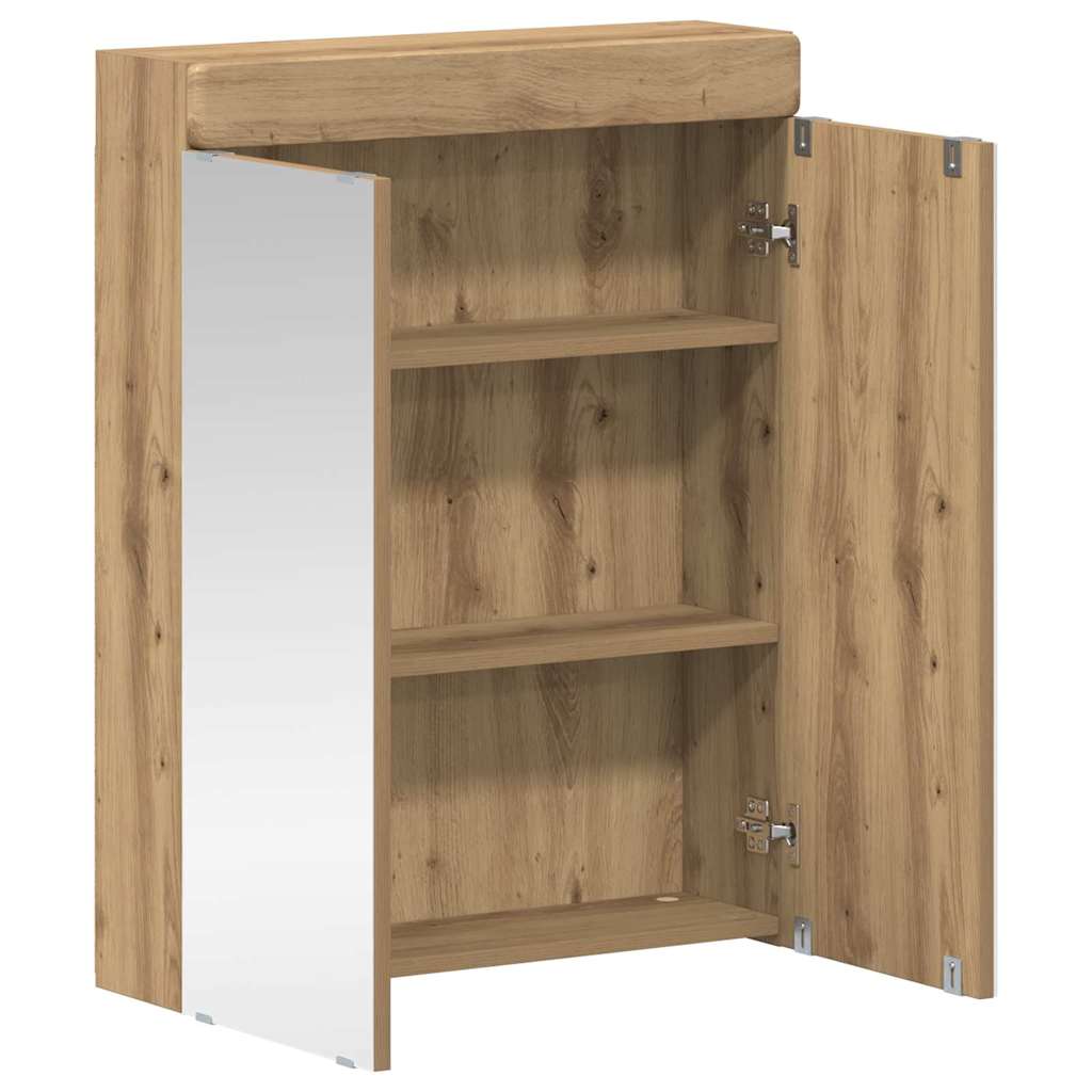 Badkamer spiegelkast TULUM Artisan Eiken 60 x 16,5 x 78 cm is nu te koop bij PeponiXL, paradijselijk wonen!