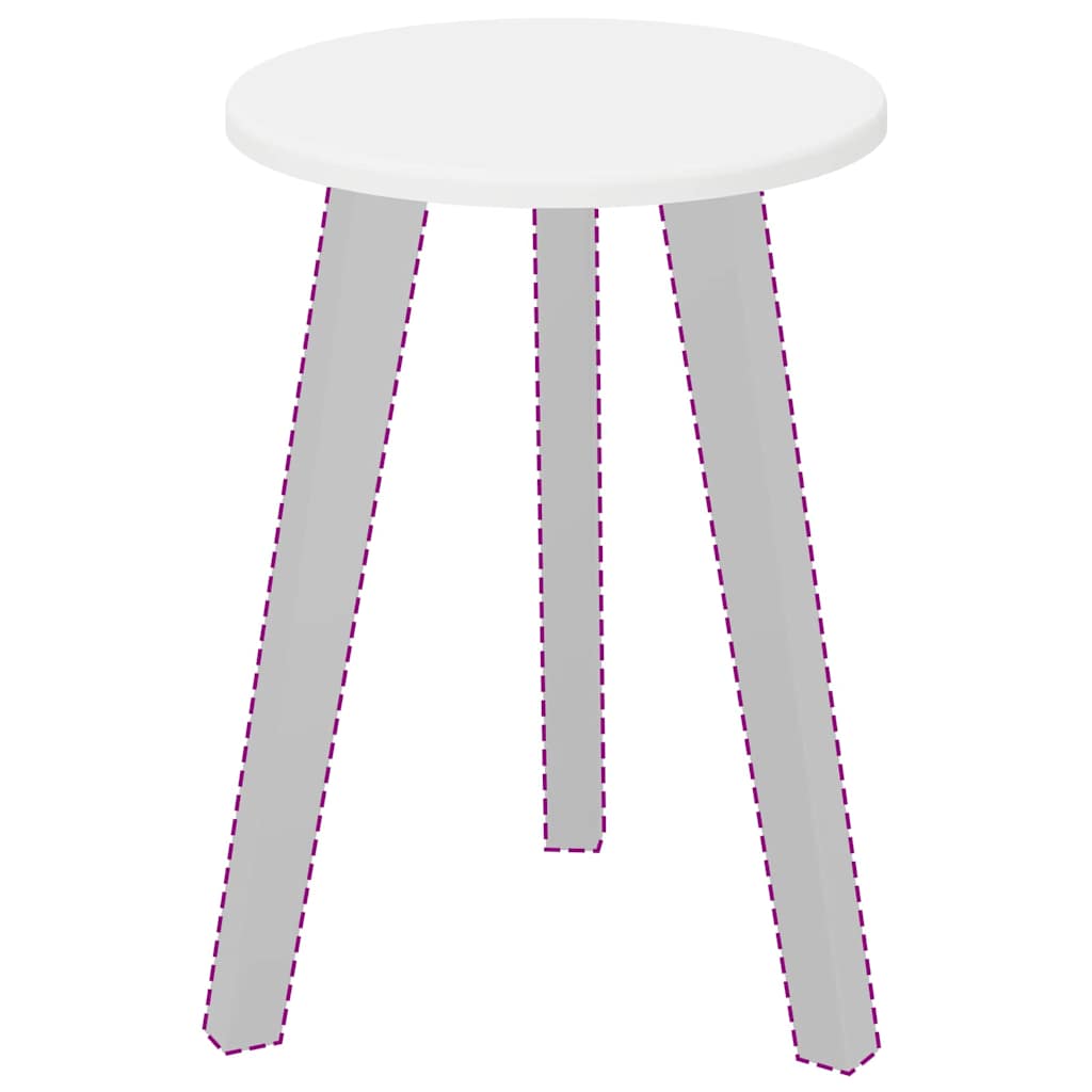 Tafelblad Wit 30 x 30 x 1,5 cm Bewerkt hout is nu te koop bij PeponiXL, paradijselijk wonen!