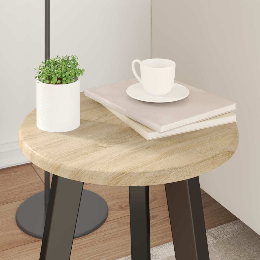 Tafelblad Sonoma eiken Ø 30 x 1,5 cm Bewerkt hout is nu te koop bij PeponiXL, paradijselijk wonen!