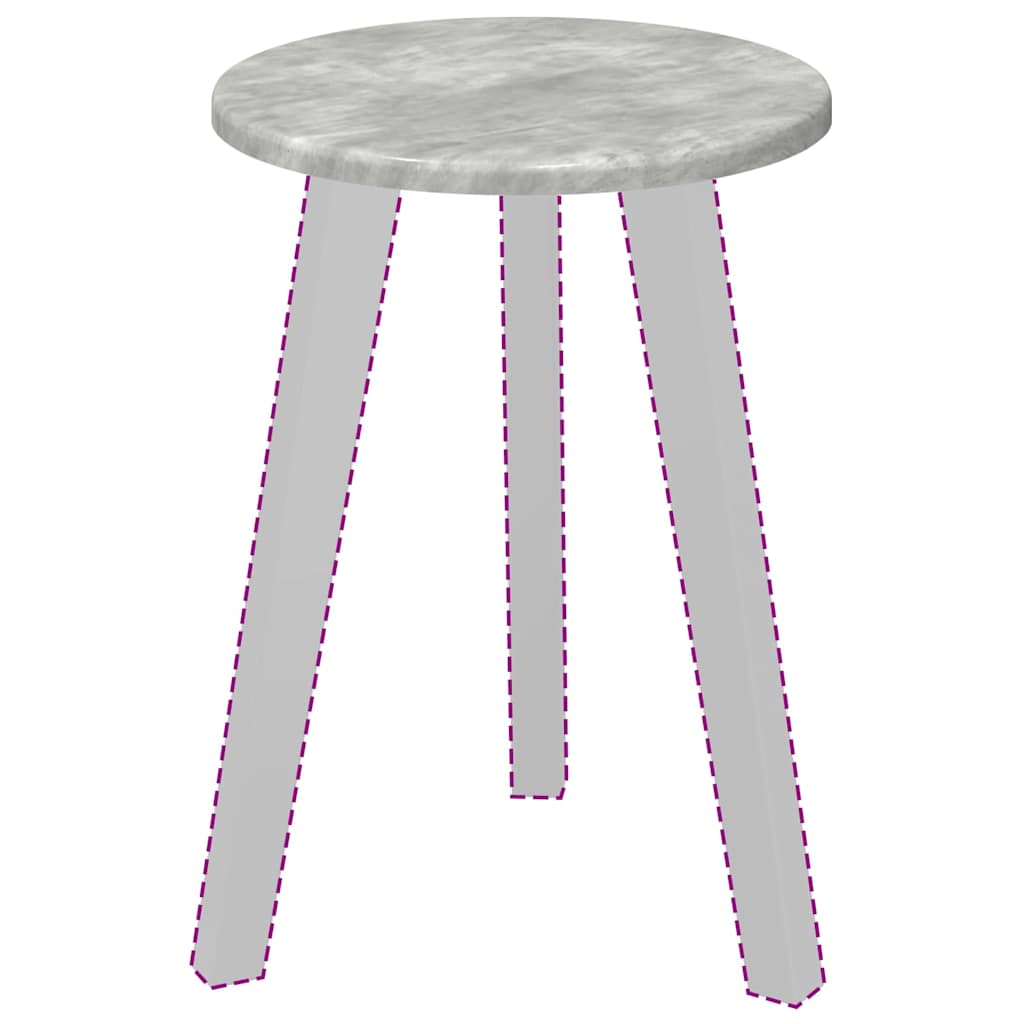 Tafelblad Betongrijs Ø 30 x 1,5 cm Bewerkt hout is nu te koop bij PeponiXL, paradijselijk wonen!