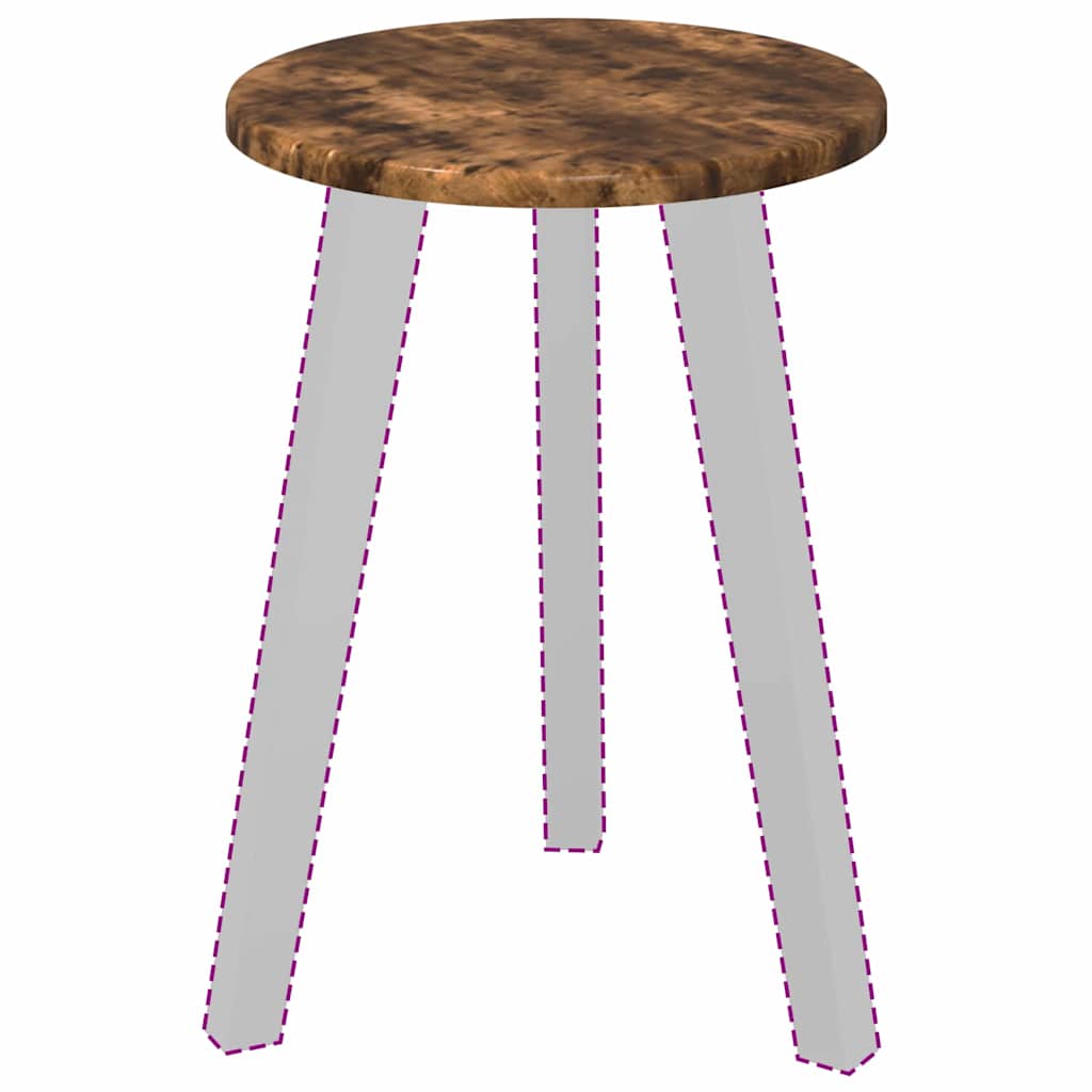 Tafelblad Gerookt eiken 30 x 30 x 1,5 cm Bewerkt hout is nu te koop bij PeponiXL, paradijselijk wonen!