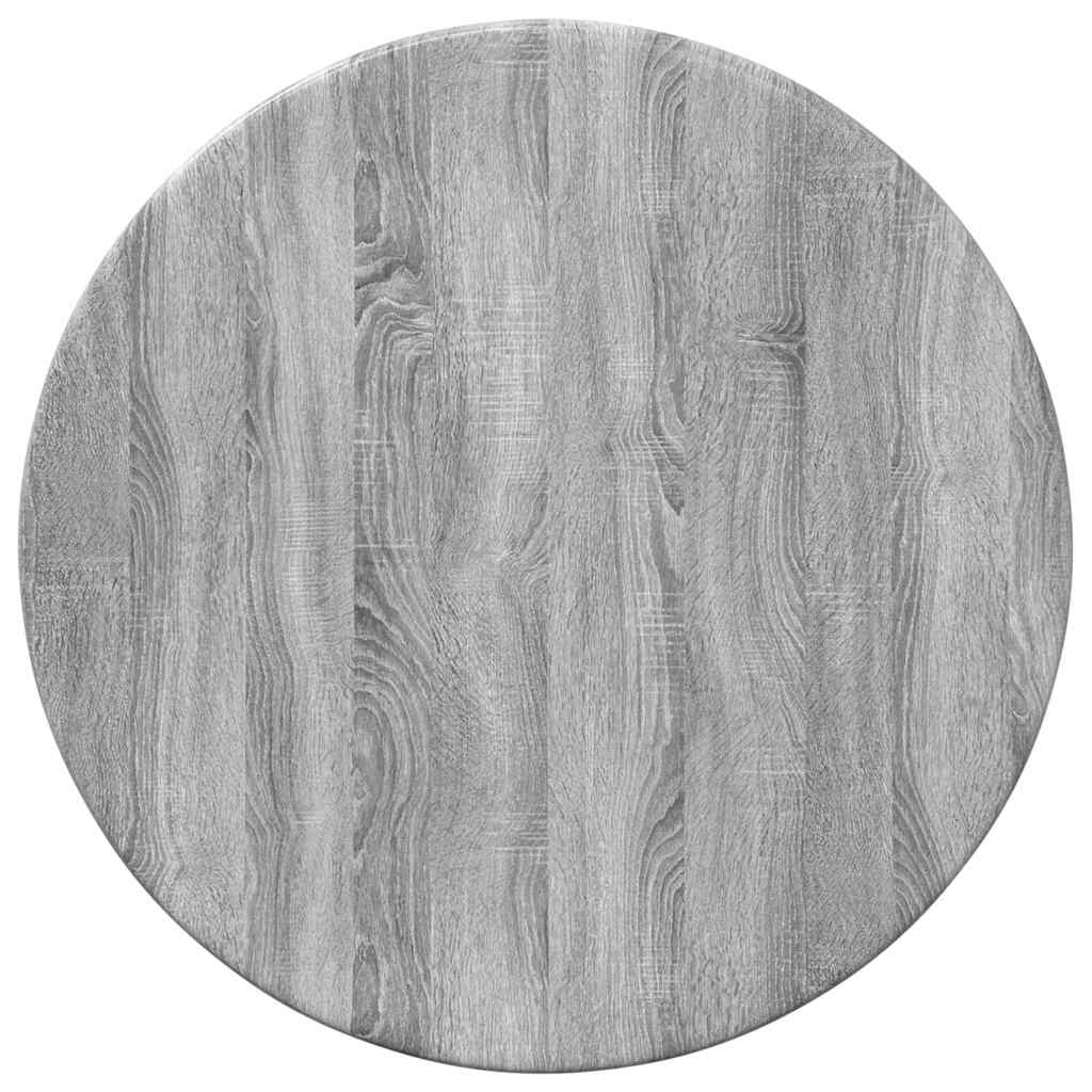Tafelblad Grijs Sonoma Ø 30 x 1,5 cm Bewerkt hout is nu te koop bij PeponiXL, paradijselijk wonen!