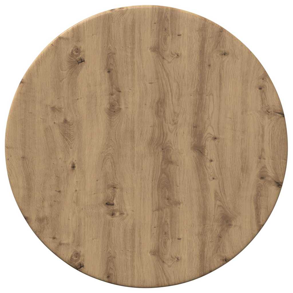 Tafelblad artisanaal eikenkleurig Ø 30 x 1,5 cm Bewerkt hout is nu te koop bij PeponiXL, paradijselijk wonen!