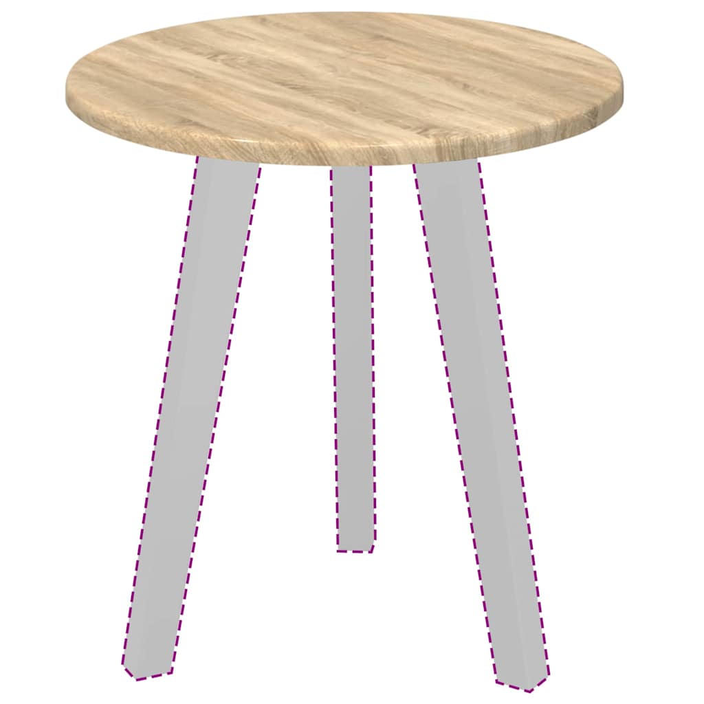 Tafelblad Sonoma eiken 40 x 40 x 1,5 cm Bewerkt hout is nu te koop bij PeponiXL, paradijselijk wonen!