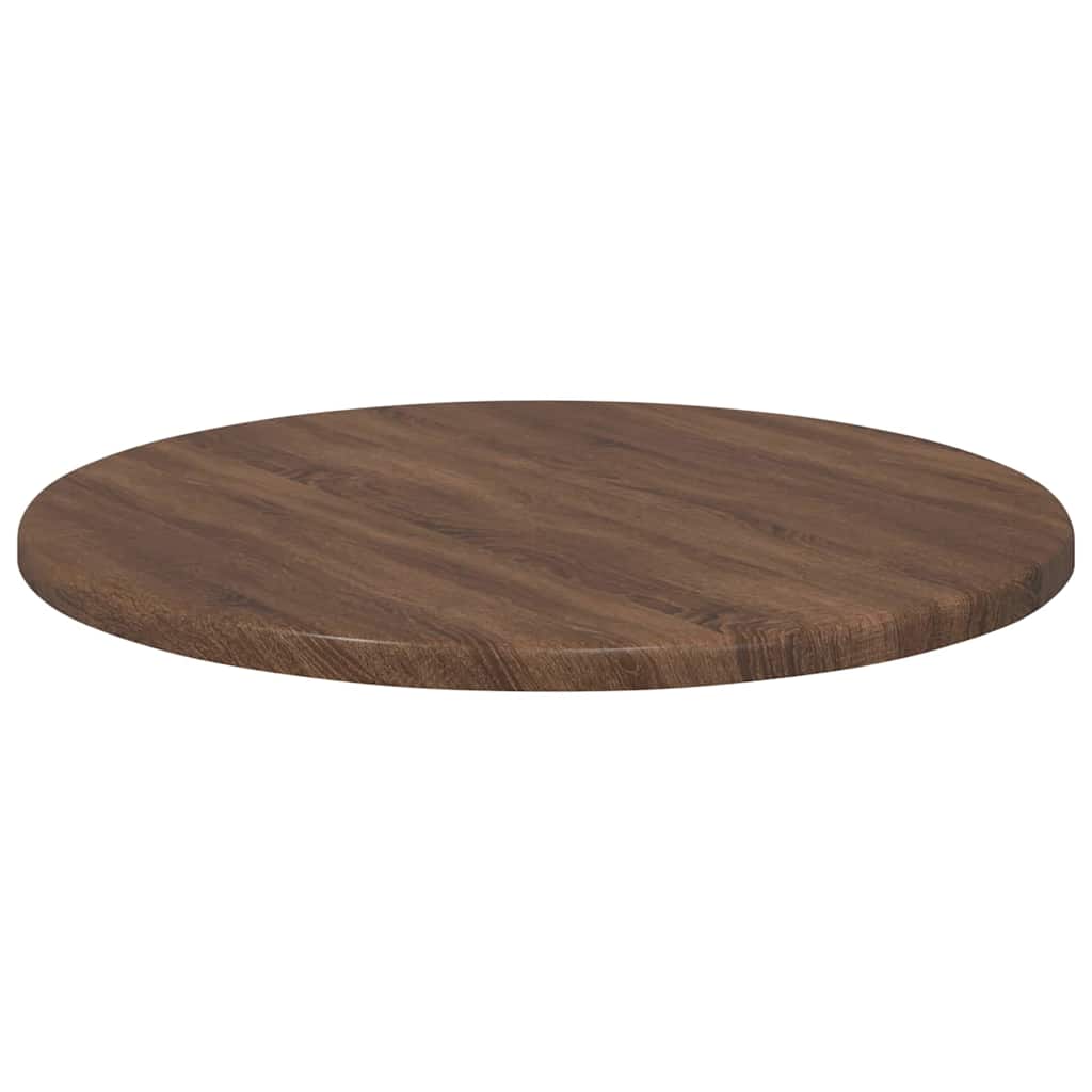 Tafelblad bruin eikenkleur Ø 40 x 1,5 cm Bewerkt hout is nu te koop bij PeponiXL, paradijselijk wonen!