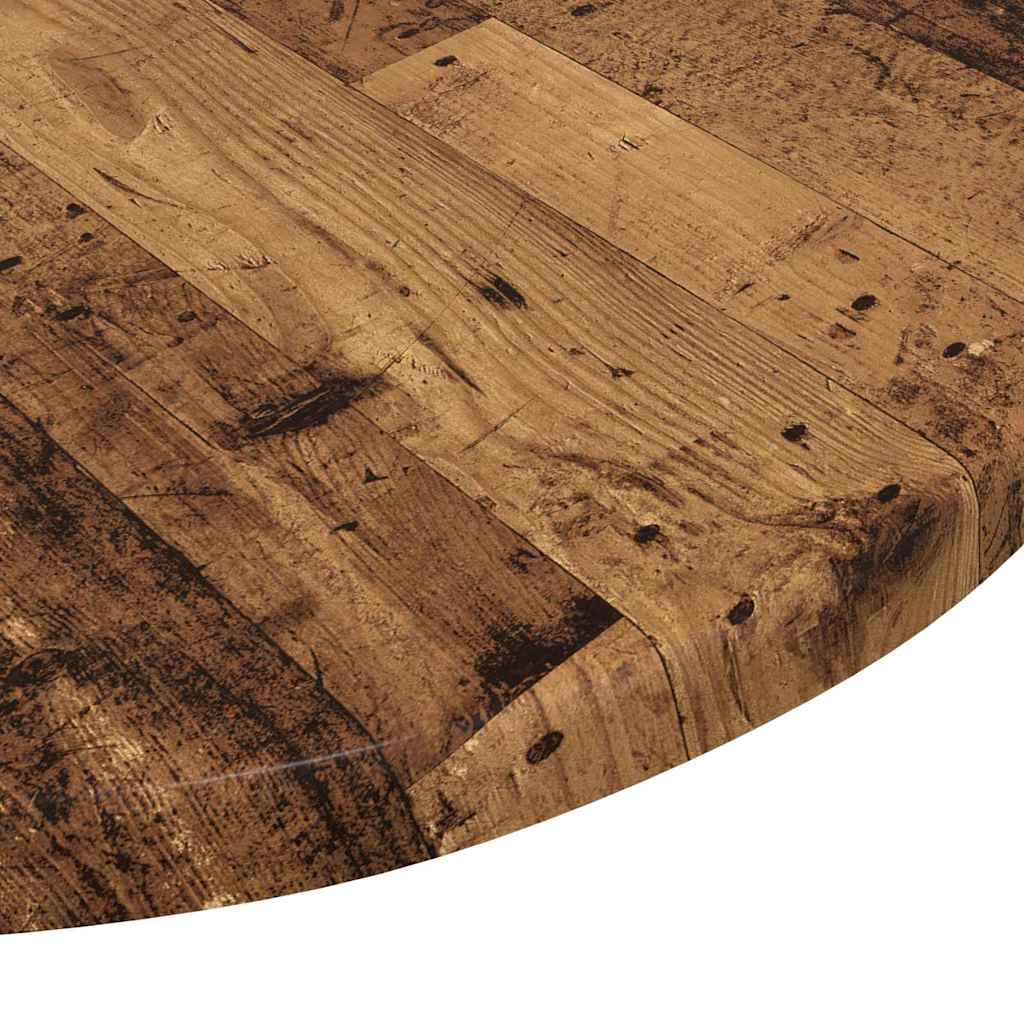 Tafelblad Oud hout Ø 40 x 1,5 cm Bewerkt hout is nu te koop bij PeponiXL, paradijselijk wonen!