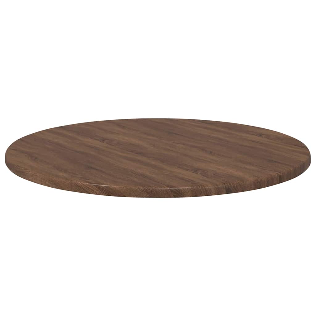 Tafelblad bruin eikenkleur Ø 50 x 1,5 cm Bewerkt hout is nu te koop bij PeponiXL, paradijselijk wonen!