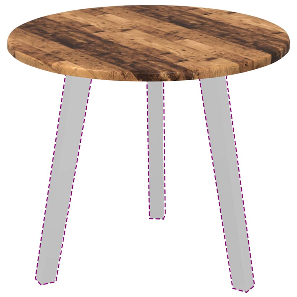 Tafelblad Oud hout 50 x 50 x 1,5 cm Bewerkt hout is nu te koop bij PeponiXL, paradijselijk wonen!