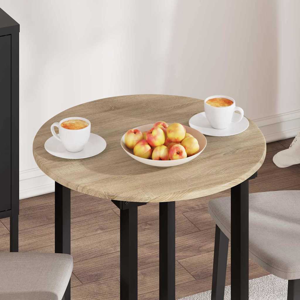 Tafelblad Sonoma eiken Ø 60 x 1,5 cm Bewerkt hout is nu te koop bij PeponiXL, paradijselijk wonen!