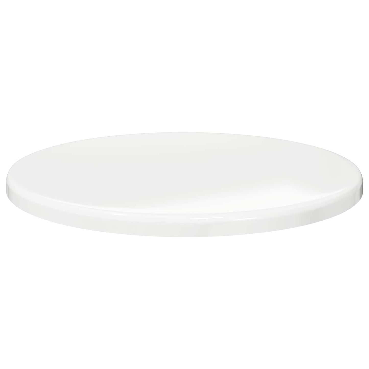 Tafelblad Hoogglans wit Ø 60 x 1,5 cm Bewerkt hout is nu te koop bij PeponiXL, paradijselijk wonen!