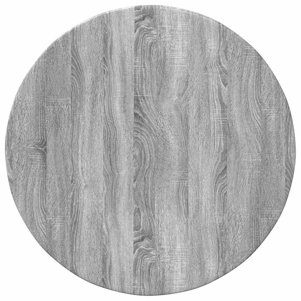 Tafelblad Grijs sonoma Ø 60 x 1,5 cm Bewerkt hout is nu te koop bij PeponiXL, paradijselijk wonen!