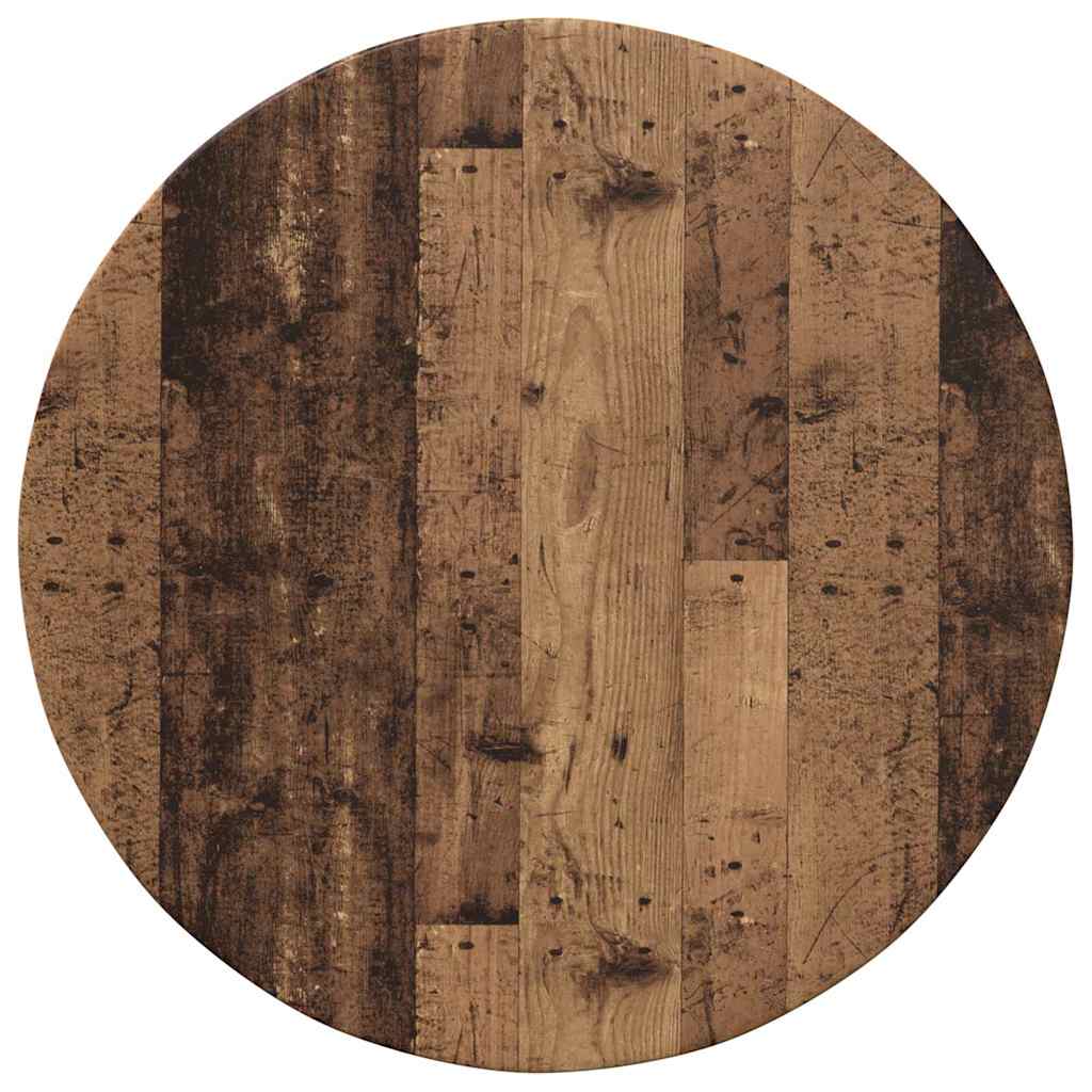 Tafelblad Oud hout Ø 60 x 1,5 cm Bewerkt hout is nu te koop bij PeponiXL, paradijselijk wonen!