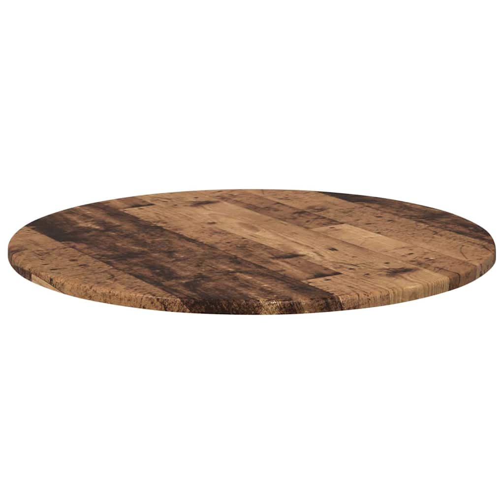 Tafelblad Oud hout Ø 60 x 1,5 cm Bewerkt hout is nu te koop bij PeponiXL, paradijselijk wonen!