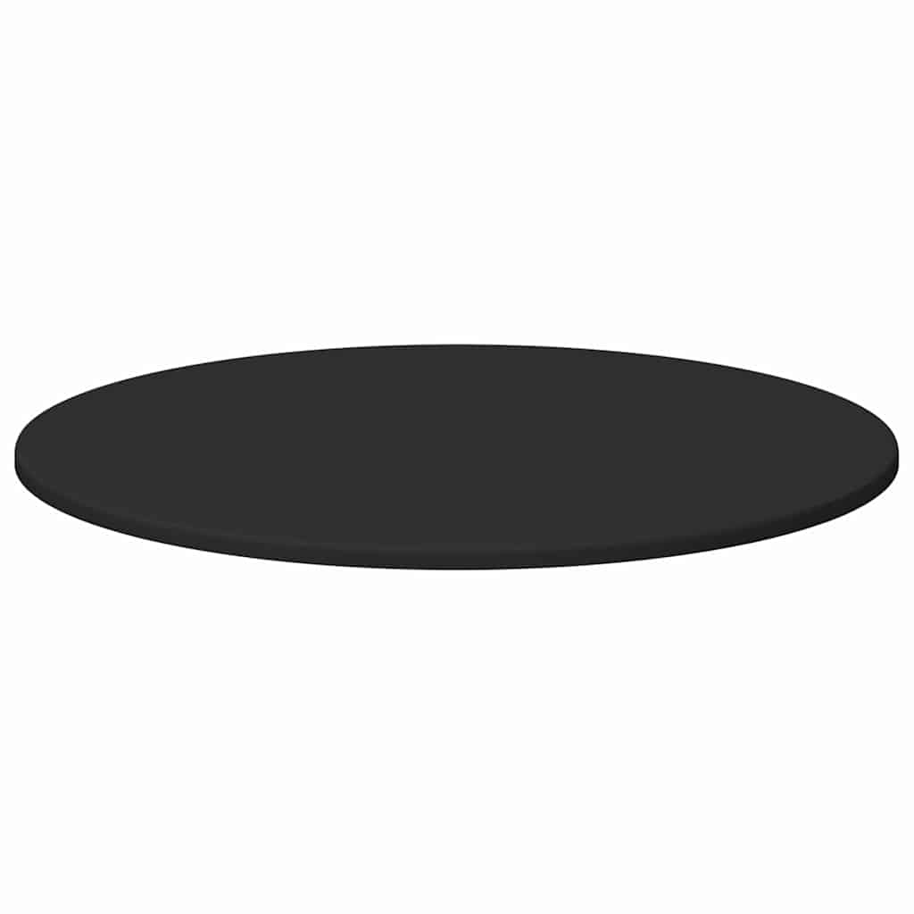 Tafelblad Zwart Ø 70 x 1,5 cm Bewerkt hout is nu te koop bij PeponiXL, paradijselijk wonen!
