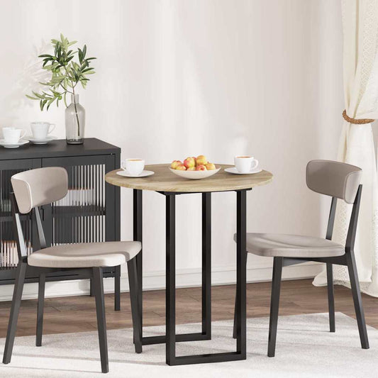 Tafelblad Sonoma eiken Ø 70 x 1,5 cm Bewerkt hout is nu te koop bij PeponiXL, paradijselijk wonen!