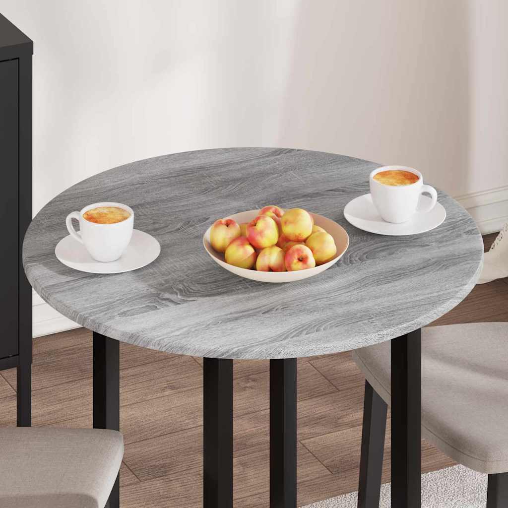 Tafelblad Grijs sonoma Ø 70 x 1,5 cm Bewerkt hout is nu te koop bij PeponiXL, paradijselijk wonen!