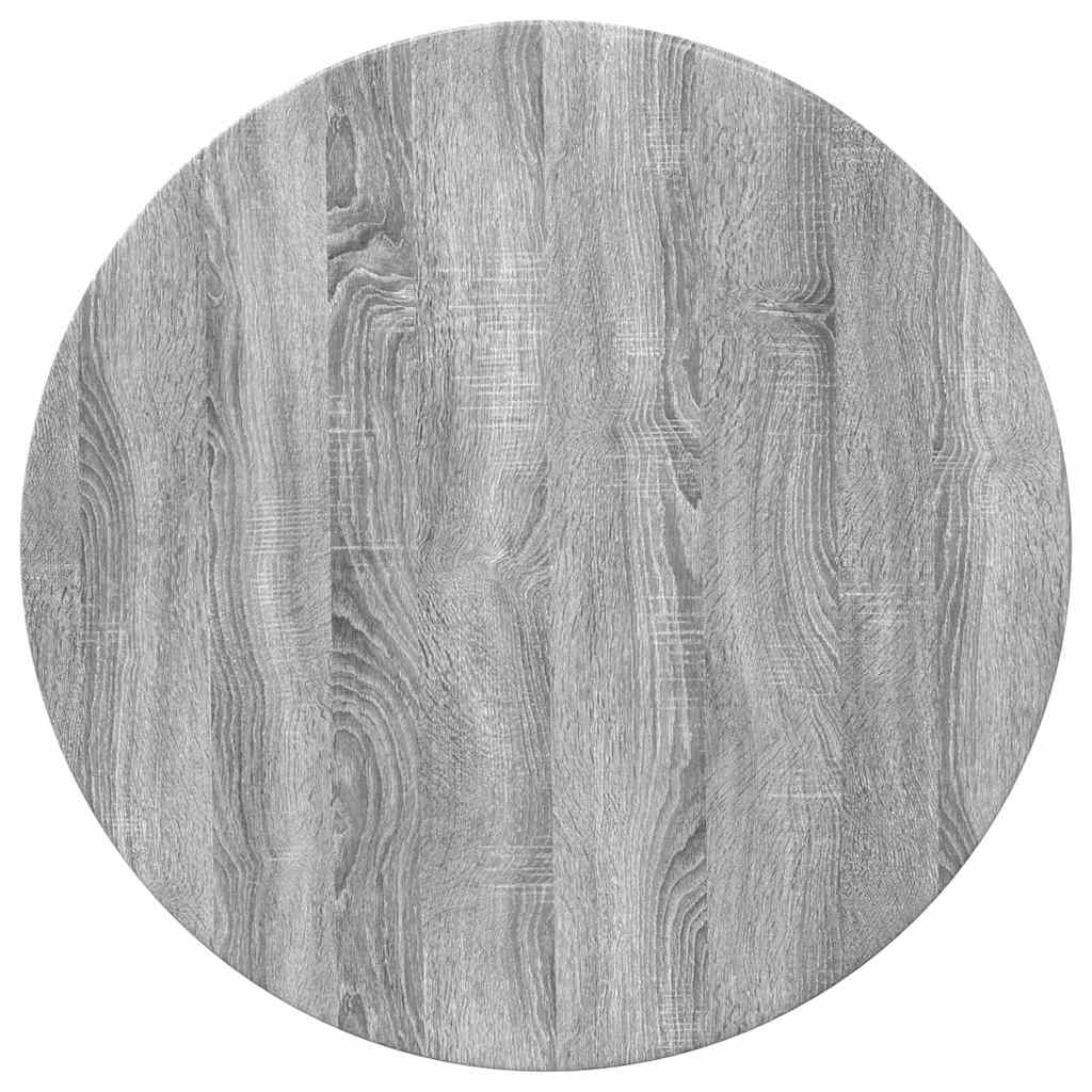 Tafelblad Grijs sonoma Ø 70 x 1,5 cm Bewerkt hout is nu te koop bij PeponiXL, paradijselijk wonen!