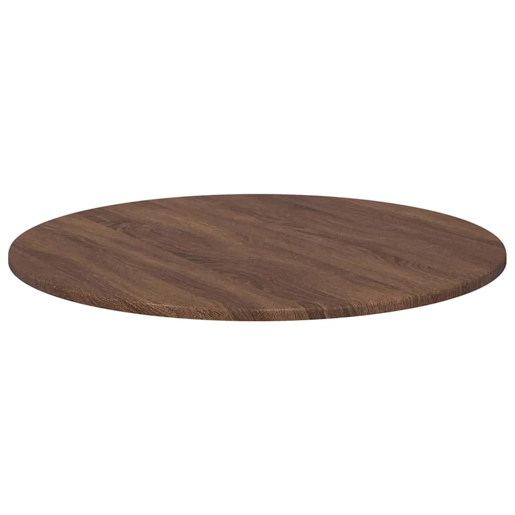 Tafelblad bruin eikenkleur Ø 70 x 1,5 cm Bewerkt hout is nu te koop bij PeponiXL, paradijselijk wonen!