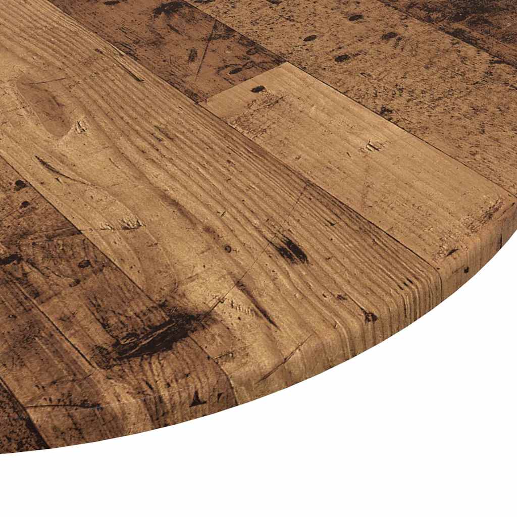 Tafelblad Oud hout Ø 70 x 1,5 cm Bewerkt hout is nu te koop bij PeponiXL, paradijselijk wonen!