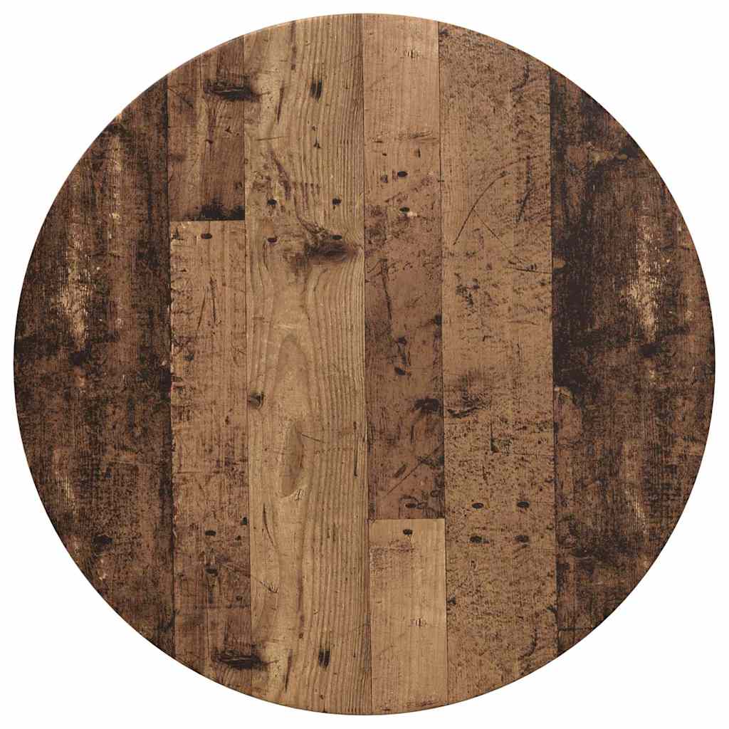 Tafelblad Oud hout Ø 70 x 1,5 cm Bewerkt hout is nu te koop bij PeponiXL, paradijselijk wonen!