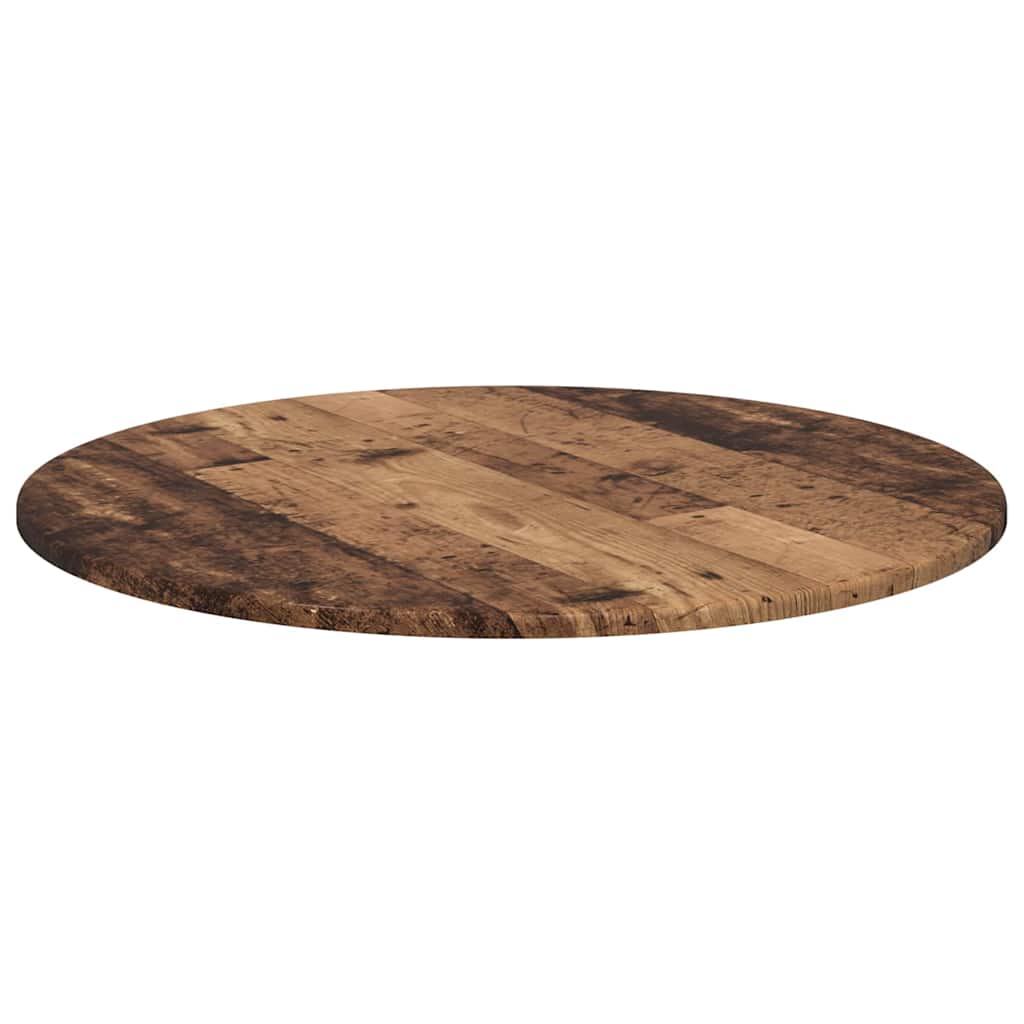 Tafelblad Oud hout Ø 70 x 1,5 cm Bewerkt hout is nu te koop bij PeponiXL, paradijselijk wonen!