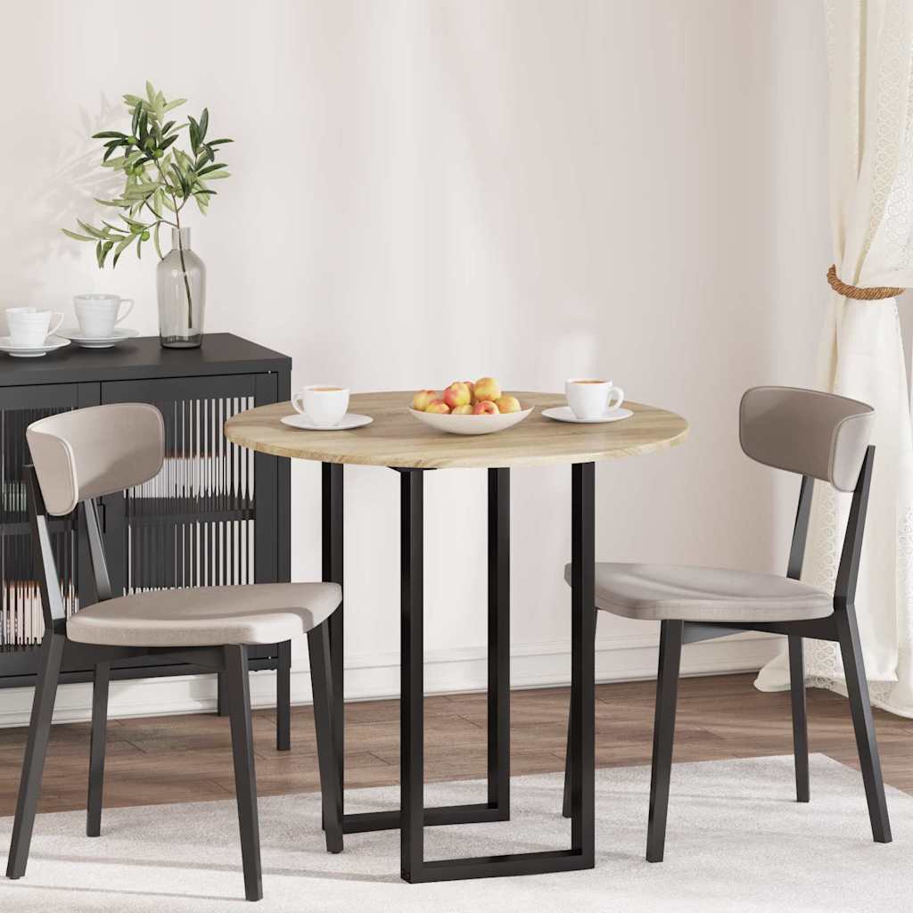 Tafelblad Sonoma eiken 80 x 80 x 1,5 cm Bewerkt hout is nu te koop bij PeponiXL, paradijselijk wonen!