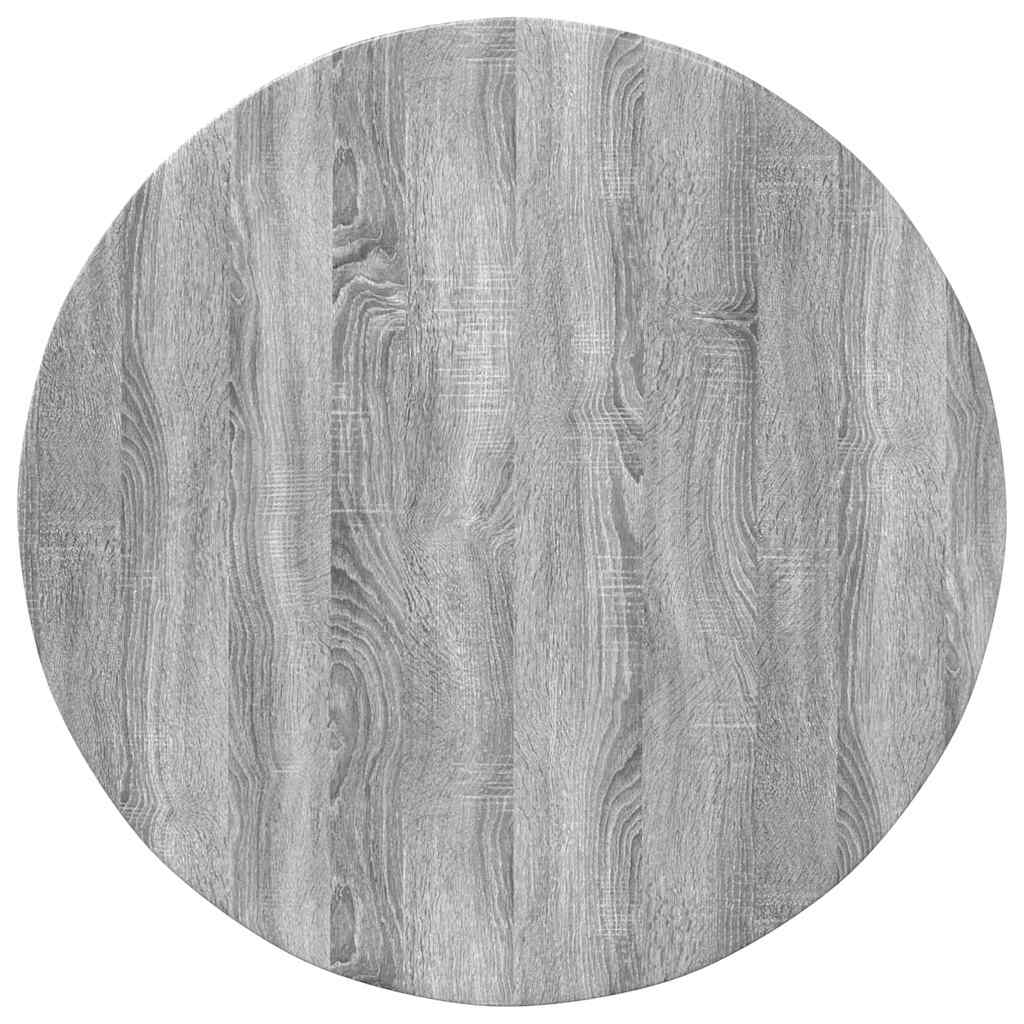 Tafelblad Grijs sonoma Ø 80 x 1,5 cm Bewerkt hout is nu te koop bij PeponiXL, paradijselijk wonen!