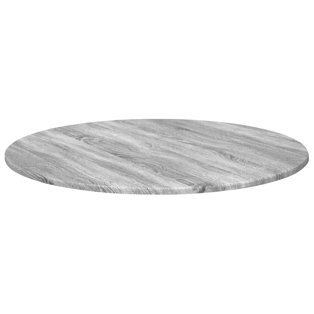 Tafelblad Grijs sonoma Ø 80 x 1,5 cm Bewerkt hout is nu te koop bij PeponiXL, paradijselijk wonen!