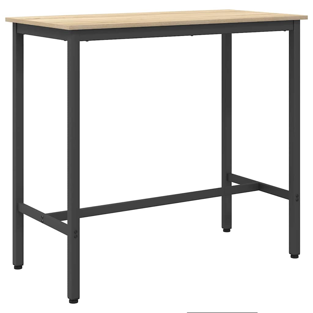 Tafel Sonoma Eiken 100 x 50 x 90,5 cm Engineered hout en staal is nu te koop bij PeponiXL, paradijselijk wonen!