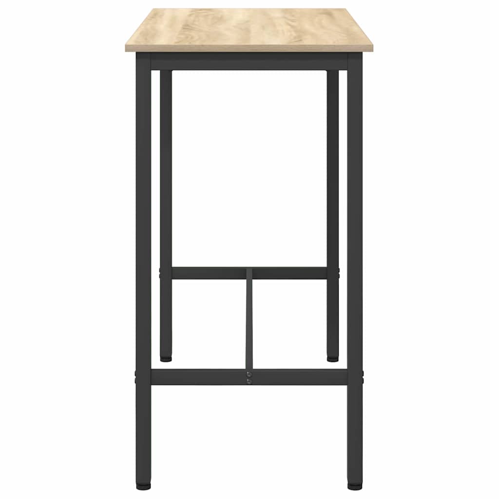Tafel Sonoma Eiken 100 x 50 x 90,5 cm Engineered hout en staal is nu te koop bij PeponiXL, paradijselijk wonen!