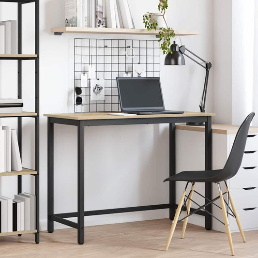 Tafel Sonoma Eiken 80 x 50 x 76,5 cm Engineered hout en staal is nu te koop bij PeponiXL, paradijselijk wonen!