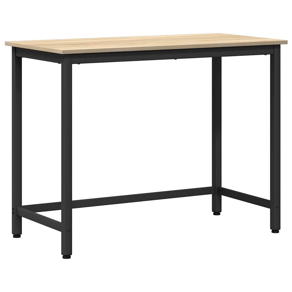 Tafel Sonoma Eiken 80 x 50 x 76,5 cm Engineered hout en staal is nu te koop bij PeponiXL, paradijselijk wonen!