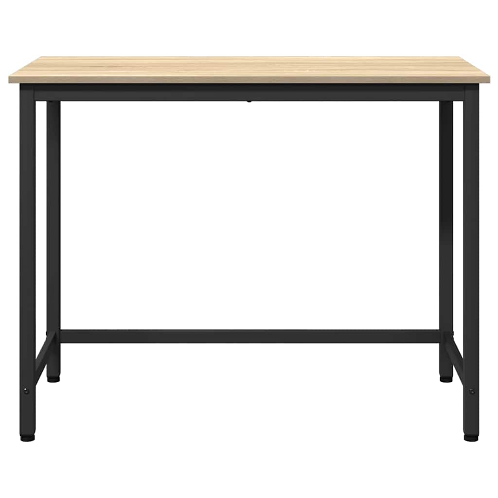 Tafel Sonoma Eiken 80 x 50 x 76,5 cm Engineered hout en staal is nu te koop bij PeponiXL, paradijselijk wonen!