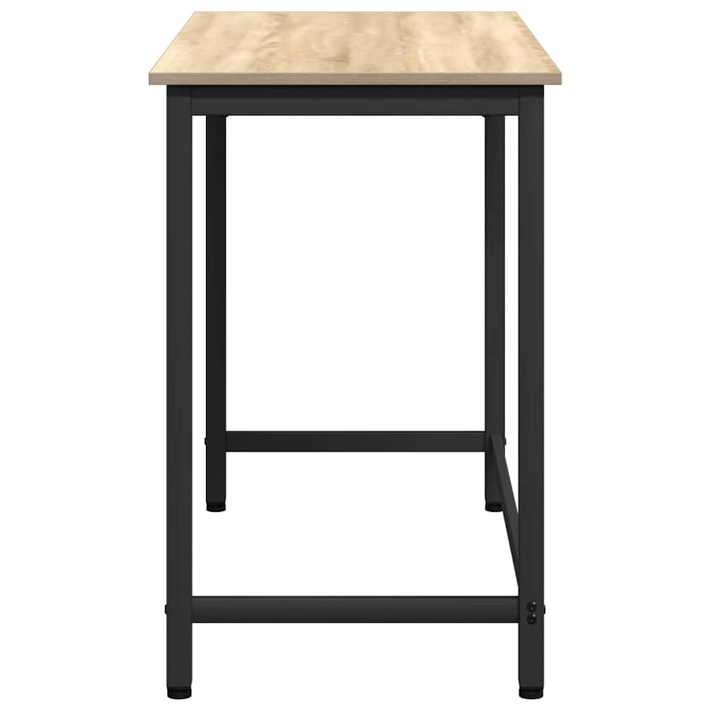 Tafel Sonoma Eiken 80 x 50 x 76,5 cm Engineered hout en staal is nu te koop bij PeponiXL, paradijselijk wonen!