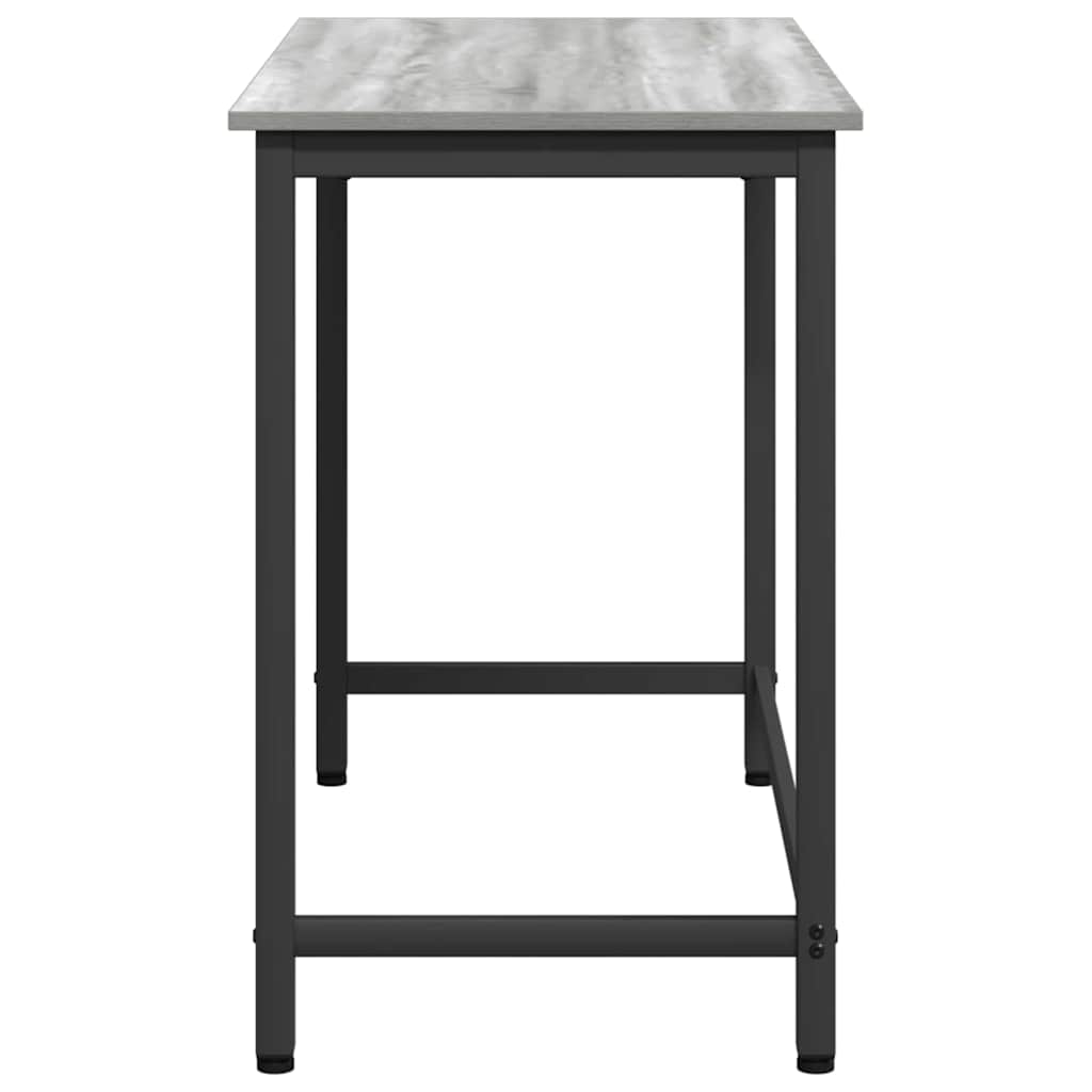 Tafel Grijs Sonoma 80 x 50 x 76,5 cm Engineered hout en staal is nu te koop bij PeponiXL, paradijselijk wonen!